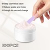 ZEJIA Purple 100 PCS Mini Makeup Mask Spatula, White Plastic