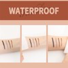 Eyebrow Pen, 2-in-1 Waterproof Eyebrow Pencil with 4 Tip Microblading