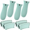 Patelai 8 Pcs Silicone Pot Holders Cast Iron Handle Cover
