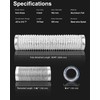 GDSTIME 4 Inch Dryer Vent Hose 10 FT, Flexible Aluminum