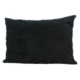Imabari Towel Certified Karoyaka Karoket Pillow Cover, Approx. 25.6 x 16.9 inches (65 x 43 cm), Zippered, Made in Japan, Black