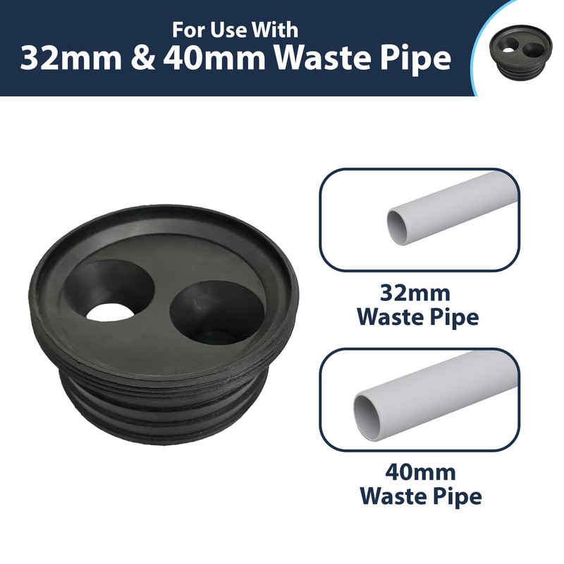 110mm Flexible Reducer | Rubber Reducer for 32mm or 40mm