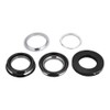 Dilwe Bicycle Bearing Headset, Headset 44 mm Handlebar Riser Adapter