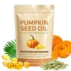 Pumpkin Seed Oil with Saw Palmetto,Daily Wellness Support, 180 Softgels