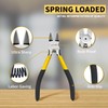 Wire Cutters, 6 Pack, BOOSDEN 6.5" Flush Cutters Spring Loaded
