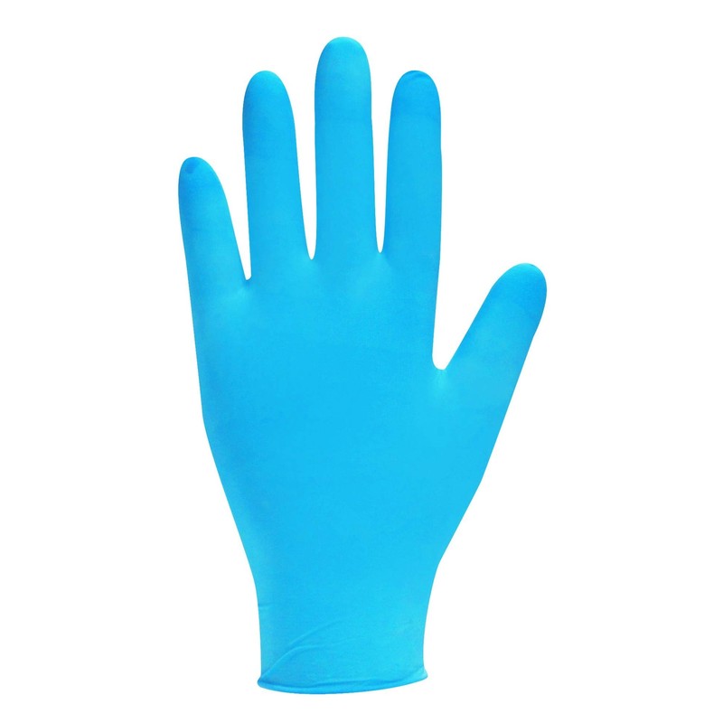 box 100 Bodyguard 4 Blue Nitrile Powder Free Disposable Gloves