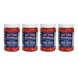 WisconsinMade/Bay View Packing Company 12 oz. Pickled Pork Hocks 4-Jar Set