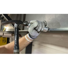 Rack-A-Tiers Clip Whacker - Magnetic Beam Clamp Tool, Flange Clip Holder, Electrician Flange Tool, Beam Clip Whacker (54100)