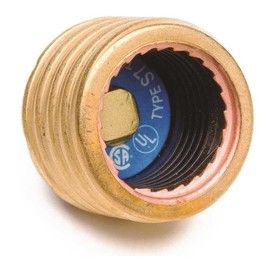 Bussmann SA-15 15 Amp Single Motor Circuit Edison Base Fustat Fuse Adaptor, 4-Pack