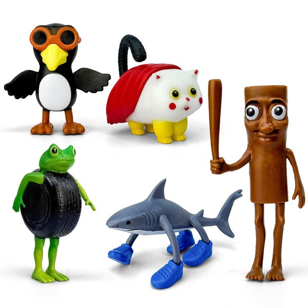 Italian Brainrot Toys Set - Tralalero Tralala Mythical Monster Action