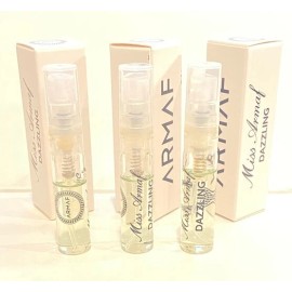 Armaf 3X Miss Armaf Dazzling Women Sample Vial *Eau De Parfum* Spray With Box