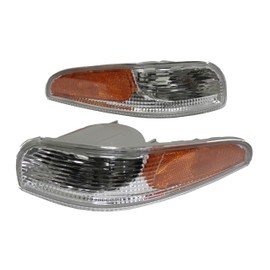 Corvette Parking Lamp Crystal/Amber 1997-2004 C5 (Pair)