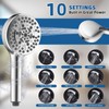 12" All Metal Shower Head, High Pressure Rainfall Shower Head/Handheld