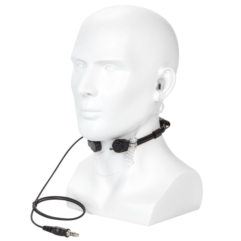 7.1mm Telescopic Throat Microphone Earpiece U94 PTT Suitable for Yaese