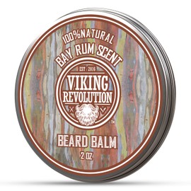 Viking Revolution - Bálsamo de Barba Natural con Aceite de Argán y Jojoba - 2 onzas