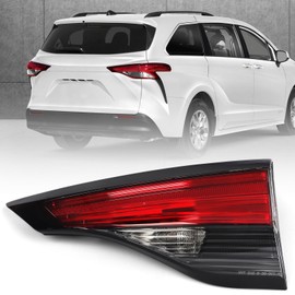 Huray Inner Tail Light Assembly for Toyota Sienna 2021-2022 Tail Lamp Replacement 8158008070 Passenger Side (Right)