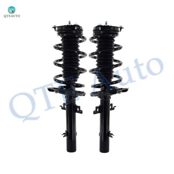 PM Auto Pair of 2 Front L-R Quick Complete Strut-Coil