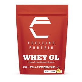 ジュニアプロテイン 【WHEYGL】グレープフルーツ味 675g（45回分） エラスチン配合 WPI製法 ホエイプロテイン WHEY PROTEIN