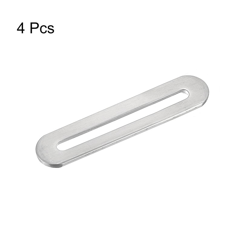 sourcing map Adjustable Corner Code, 4Pcs 90x19mm - Stainless Steel