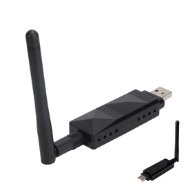 Annadue USB WiFi Adapter AR9271 with Removable 2DBI Wi-Fi Antenna, Portable WiFi Dongle Wireless Network Adapter NetCard for TV, Computer, Black