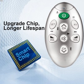 Universal Big Button TV Remote for Elderly and Senior Simple Learning Remote for Television