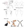 Closecret Women's Bra Strap Converter Concealer Racerback Back Clip Holders