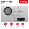 Wukong 24 Pack Black Fridge Magnets, Strong Whiteboard Magnets for