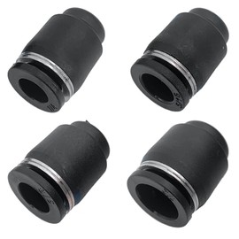Jienk 20PCS Pneumatic Cap Style Plug Fitting, Push-to-Connect Fitting Plug for 1/4 5/16 3/8 1/2 Tube Air Line Fittings