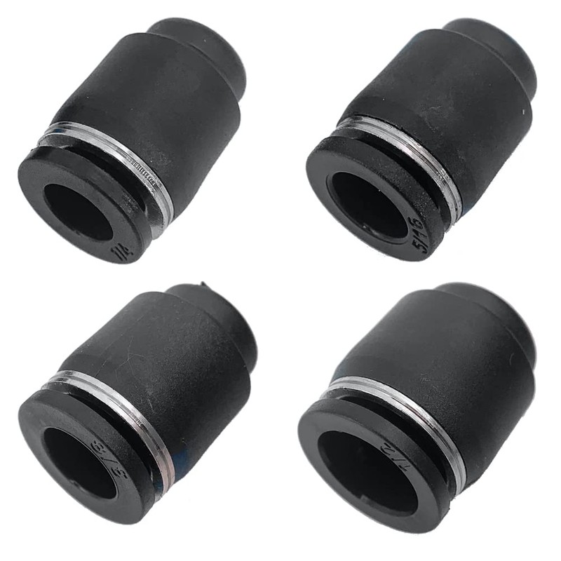 20PCS Pneumatic Cap Style Plug Fitting, Push-to-Connect Fitting Plug for
