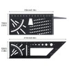 Smgda 3D Angle Ruler, Carpentry Injury Tool, Woodworking Injury Gauge,