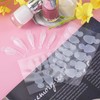 HINZIC 144pcs Dual System Poly Gel Nail Forms Stickers for
