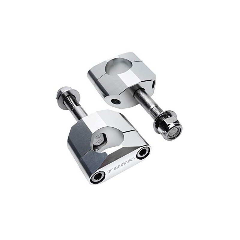 Tusk Universal Rubber Mounted Handlebar Clamp Kit 1 1/8 inch