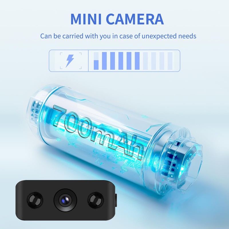Mini Indoor Security Camera Wireless Home Camera Smart Small Outdoor