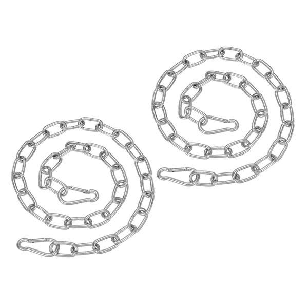 PATIKIL 3/16 x 40 Fitness Chain, 2 Pcs Porch Hanging