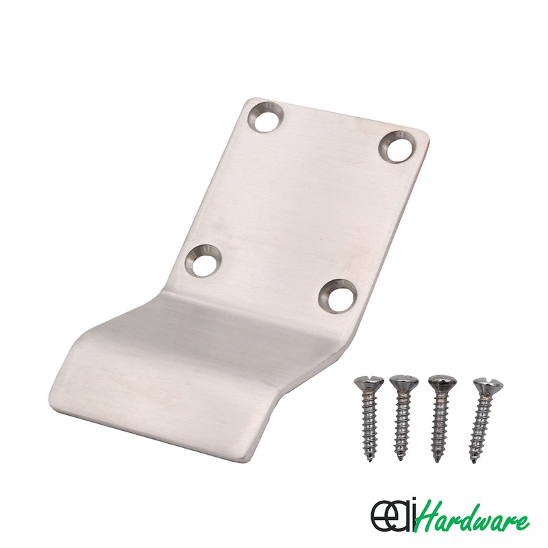 Cylinder Pull Finger Latch Blank Profile - Satin Stainless Steel