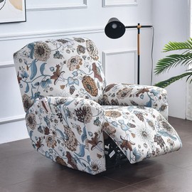 Meigeh Armchair Cover Stretch Armchair Protector Relaxing Chair Covers Set of 4 Recliner Armchair Cover for Relaxing Chair