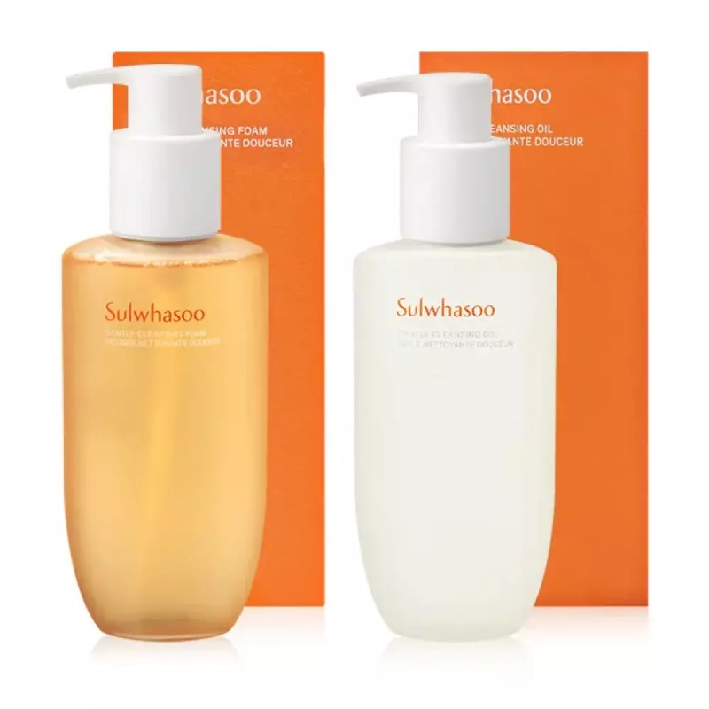 Sulwhasoo 설화수 순행 클렌징 2종 (폼200ml+오일200ml) Sulwhasoo Gentle Cleansing Duo