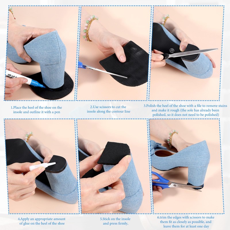 Shoe Repair Rubber Heel Replacement, Boot Heel Replacement Repair Heels