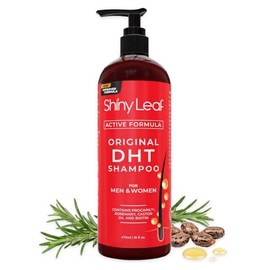 Champú antipérdida de cabello con biotina, para hombres y mujeres, sin sulfatos, fórmula natural de bloqueo DHT para el crecimiento del cabello, prevención del adelgazamiento del cabello, 16 onzas