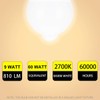 HEKEE Motion Sensor LED Light Bulb 9W A19 PIR Built-in