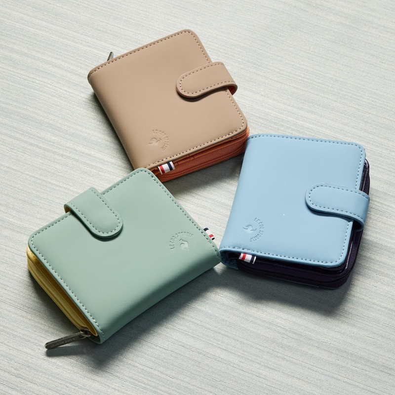 lecoq Women's 2-Pack Mini Folding Wallet Spring Wallet Limited Combination
