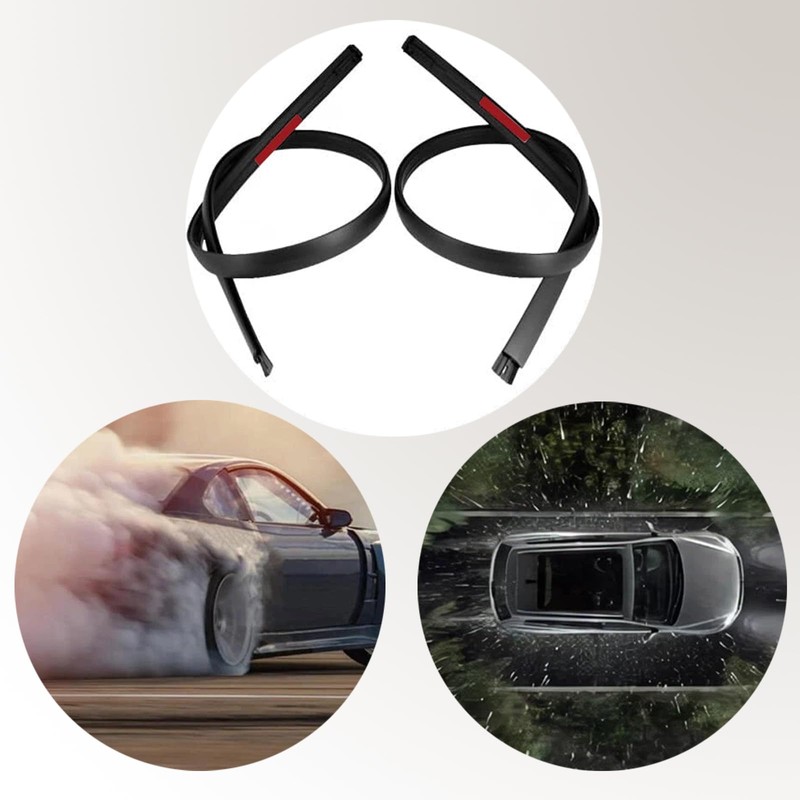 2PCS Roof Molding Drip Weatherstrip Compatible with Toyota Tundra Crew