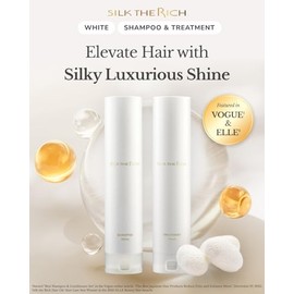 SILK THE RICH Juego de Champú y Acondicionador, Hidratante y Humectante para Cabello Seco, Dañada, Tratado con Color, Sin Parabenos y Sin Sulfatos, Ch