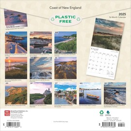 BrownTrout, New England Coast 2025 Wall Calendar