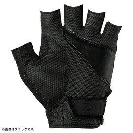 Daiwa 25DG-2325 Faux Leather Gloves, 5-Piece Cut, Navy, L