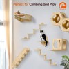Wall-Mounted Cat Furniture for Climbing - Indoor Wooden Floating Shelves,