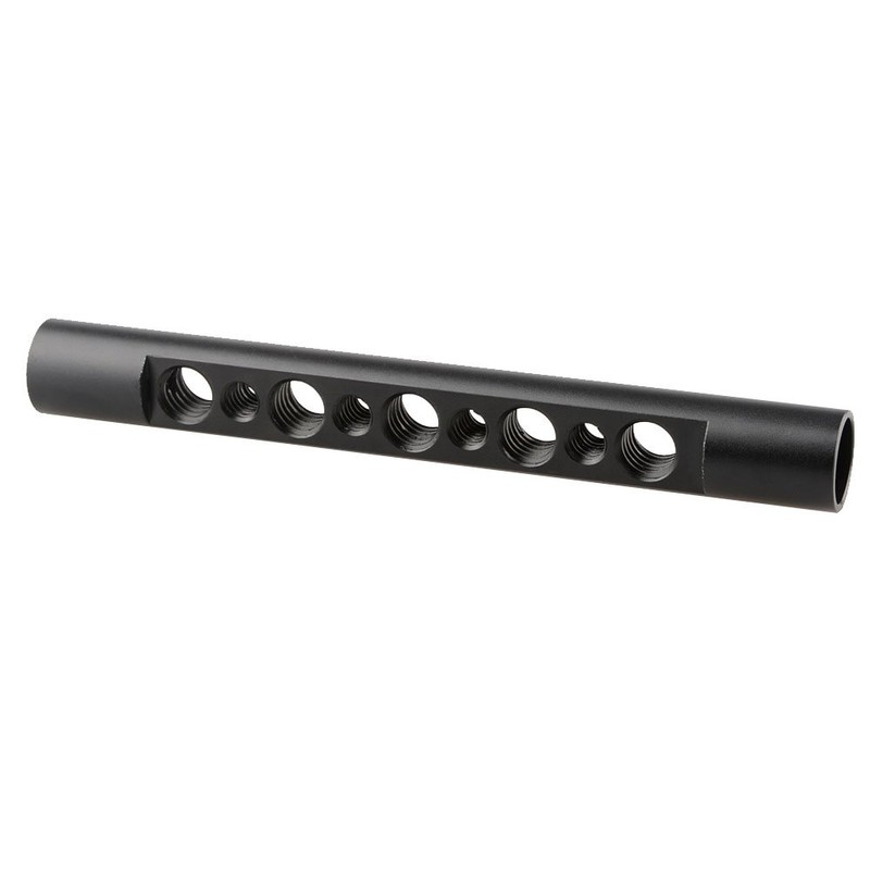 CAMVATE 15mm Cheese Rod with 1/4"-20 and 3/8"-16 Thread Hole