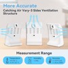 BaldrTherm Humidity Meter Hygrometer, Solar-Powered Room Thermometer Indoor Digital Temperature