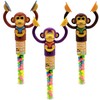 Fruidles Clapping Wacky Monkey Candy Dispenser with Tambourines Clappers, Party