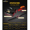 Partsam Submersible LED Trailer Tail Light Kit, Rectangular Trailer Lights+ID